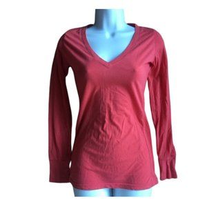 Pink V-Neck Top